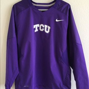 TCU Nike Pullover. Size Medium